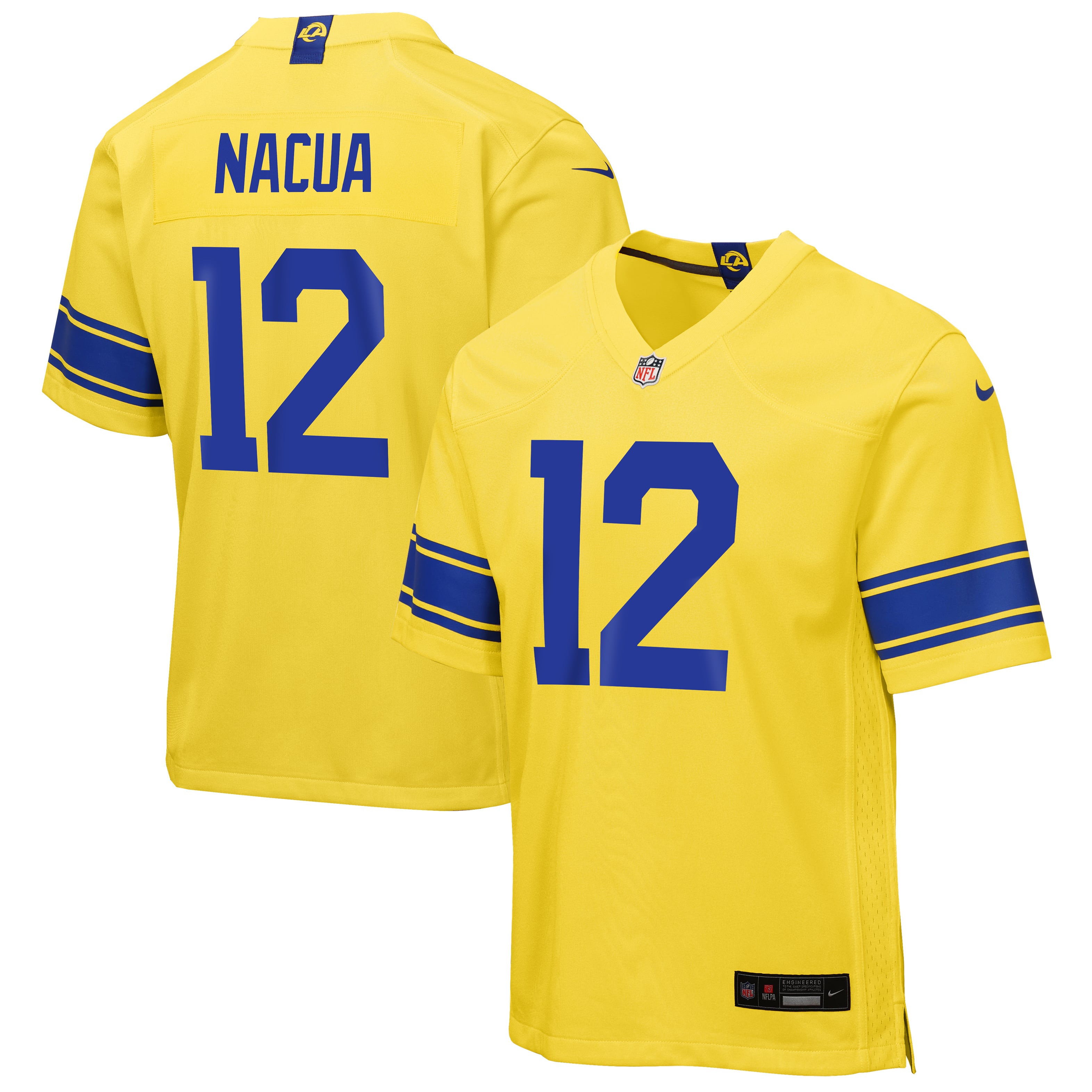 Youth Nike Puka Nacua Royal Los Angeles Rams Game Jersey