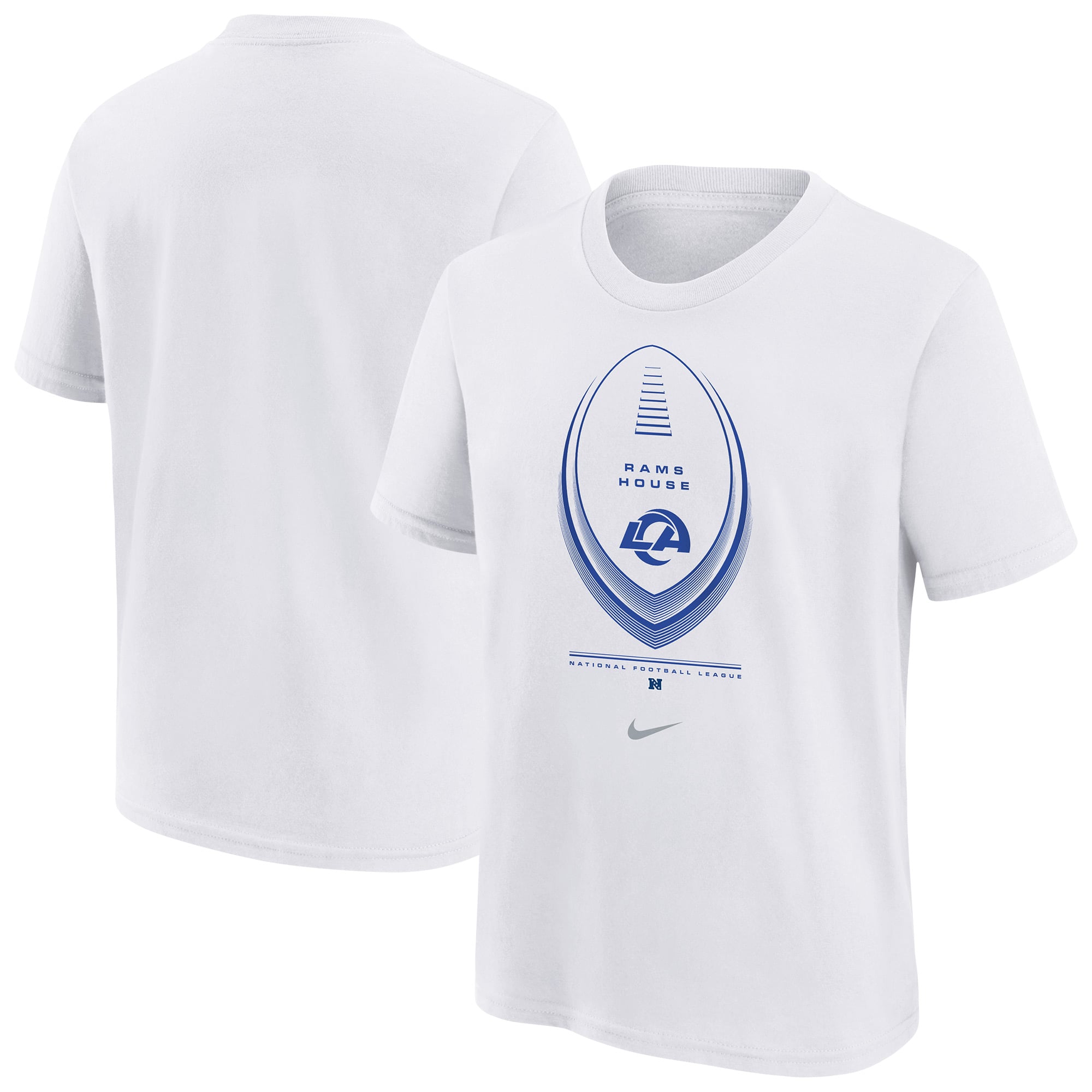 T-shirt Nike Dri-FIT blanc Los Angeles Rams Icon Legend pour jeunes
