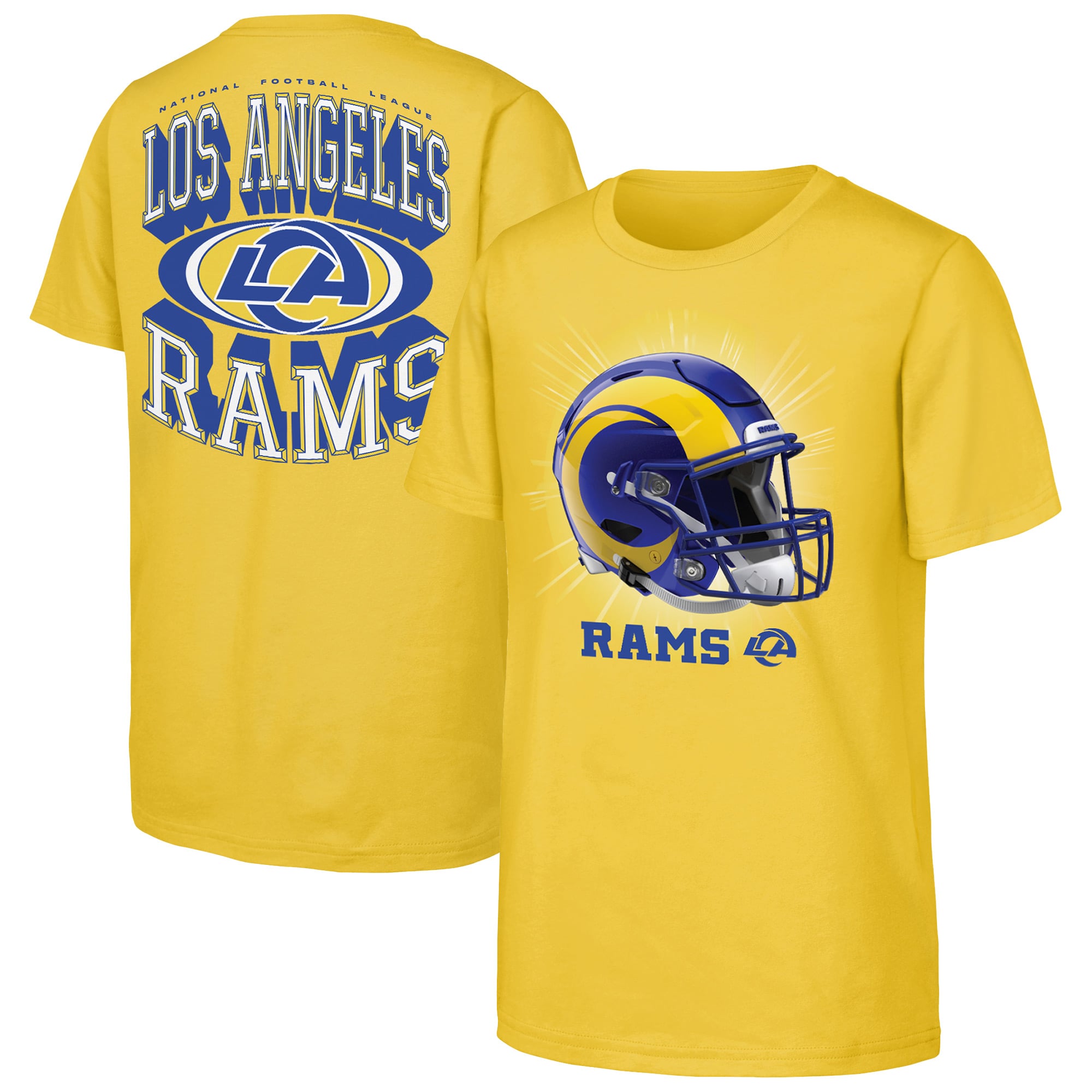 Youth Outerstuff Gold Los Angeles Rams Winning Mentality T-Shirt