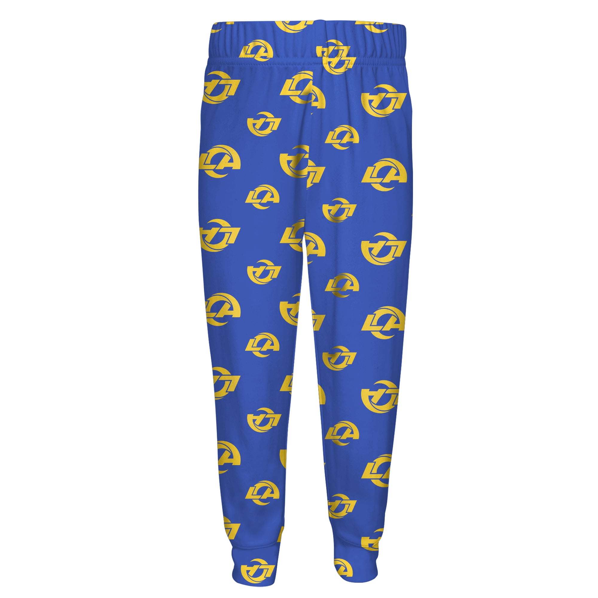 Ensemble pyjama pour enfant Outerstuff Royal Los Angeles Rams, t-shirt à manches longues et pantalon imprimé intégral