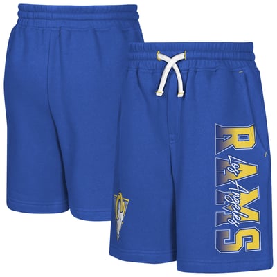  Los Angeles Rams Outerstuff Youth Audible Fleece Shorts - Royal