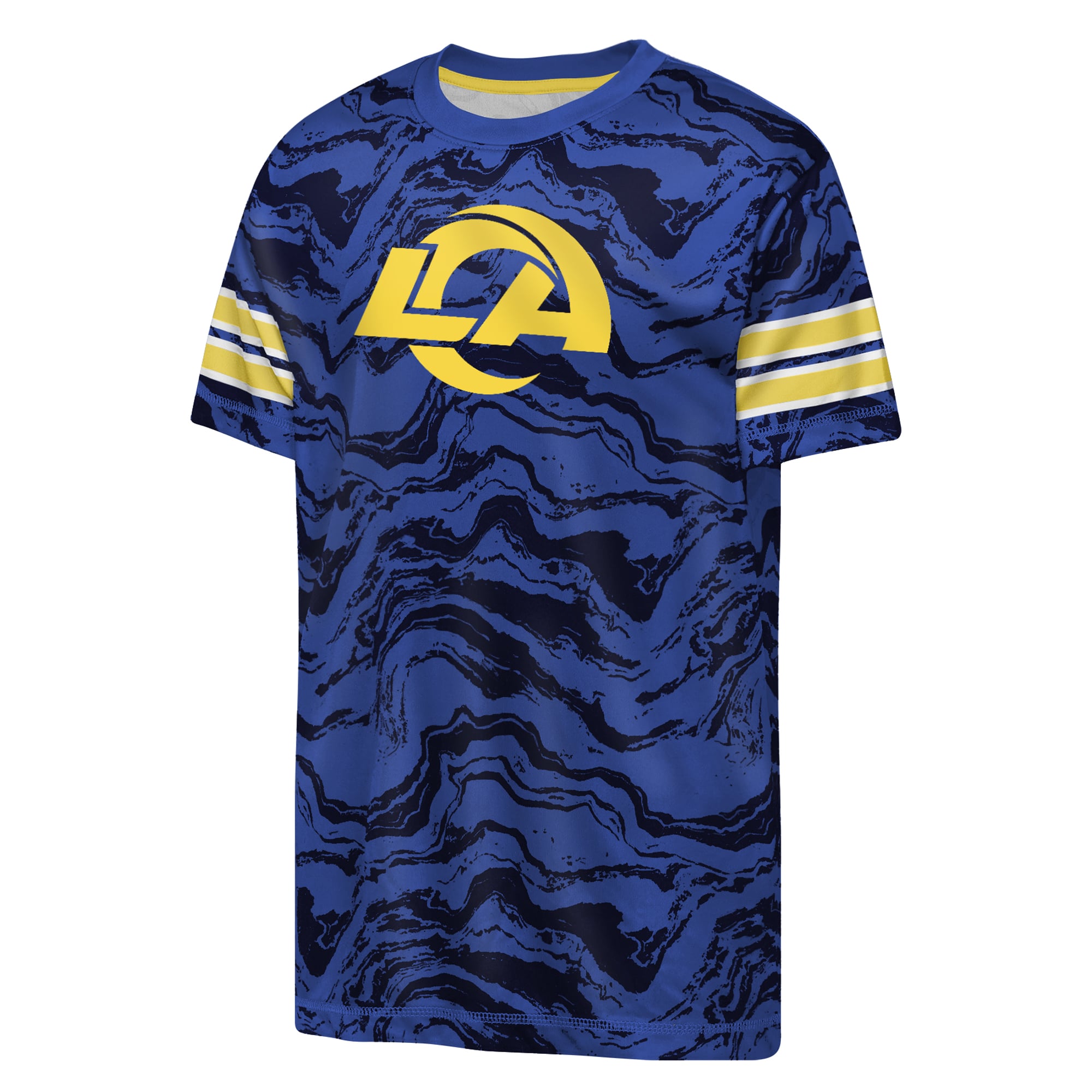 T-shirt de performance Youth Outerstuff Royal Los Angeles Rams Slant Route