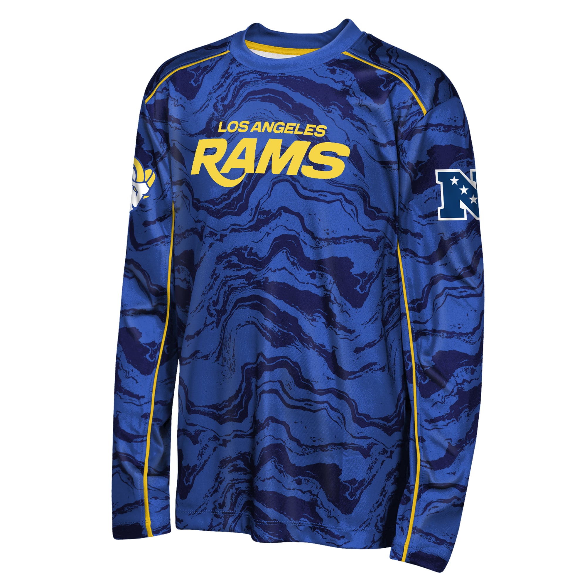 T-shirt à manches longues Youth Outerstuff Royal Los Angeles Rams Tailgate Performance