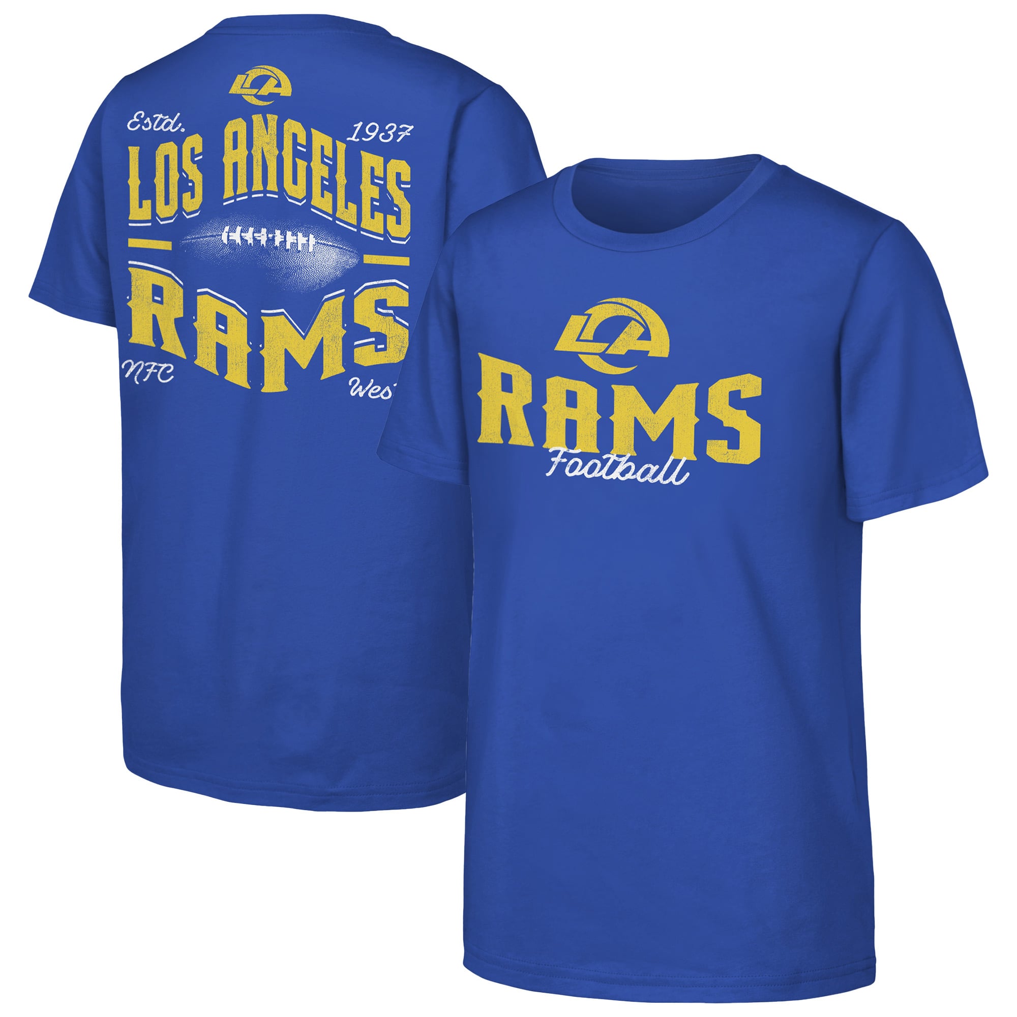 T-shirt Youth Outerstuff Royal Los Angeles Rams Top Pick