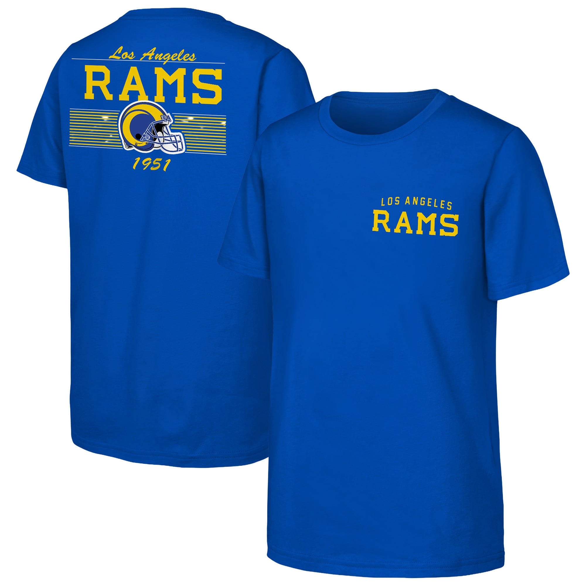T-shirt à manches courtes Youth Outerstuff Royal Los Angeles Rams Unstoppable