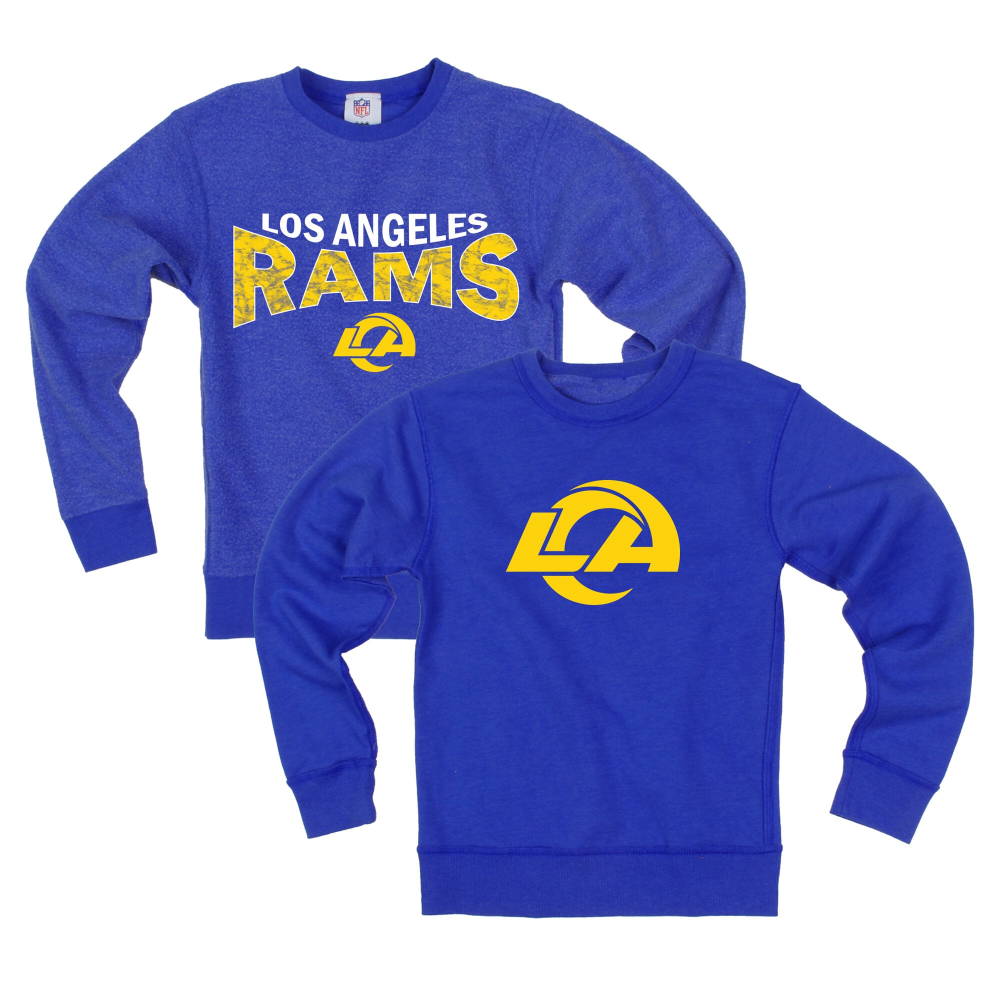 Sweat-shirt réversible en polaire Wes & Willy Royal Los Angeles Rams pour jeunes