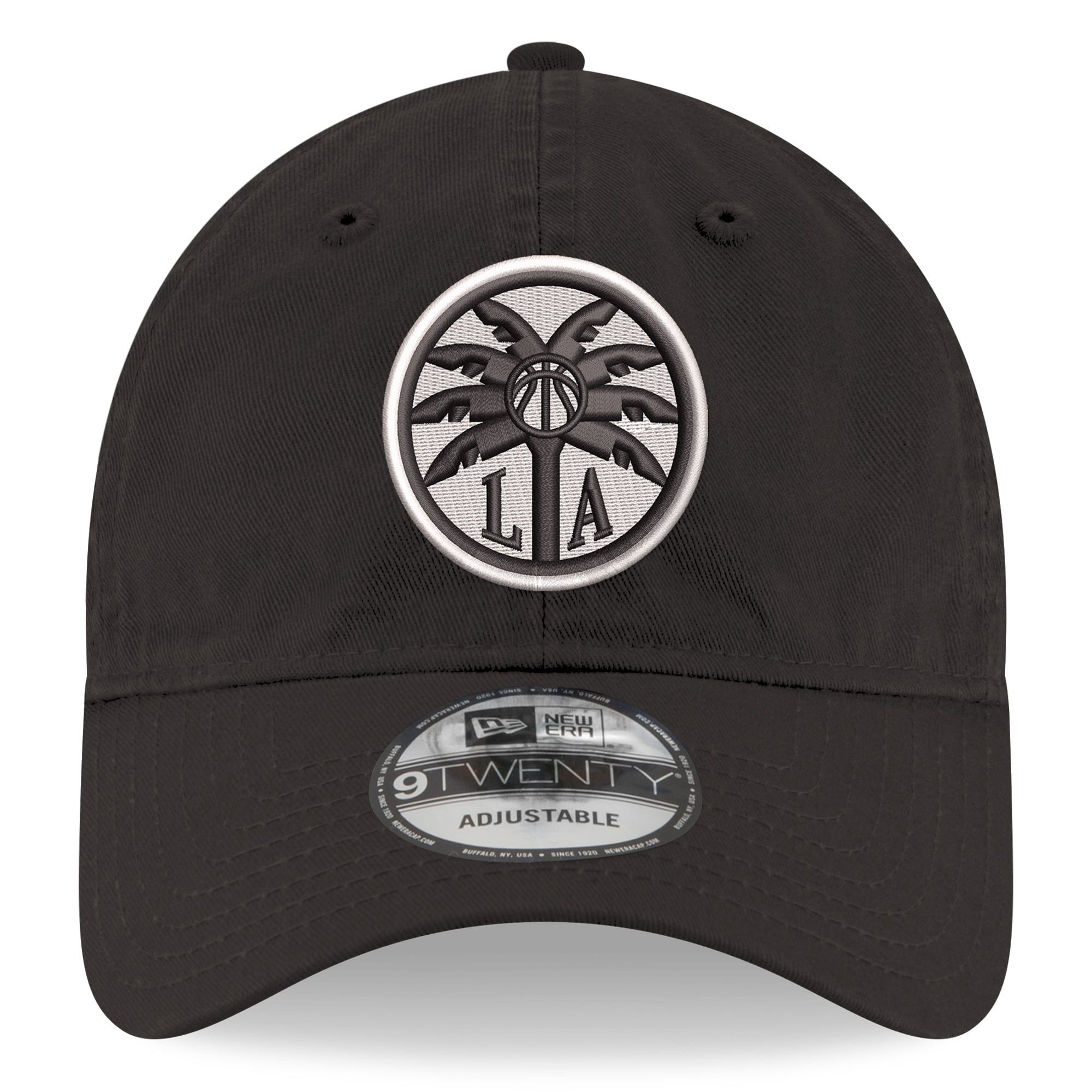 Casquette ajustable New Era noire Los Angeles Sparks 9TWENTY pour homme