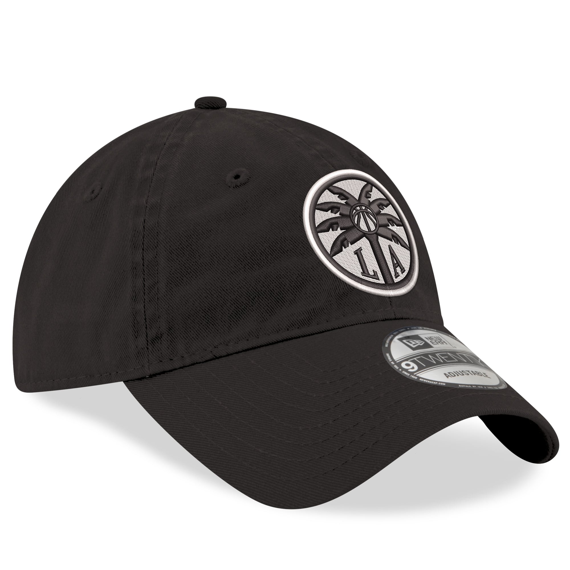 Casquette ajustable New Era noire Los Angeles Sparks 9TWENTY pour homme