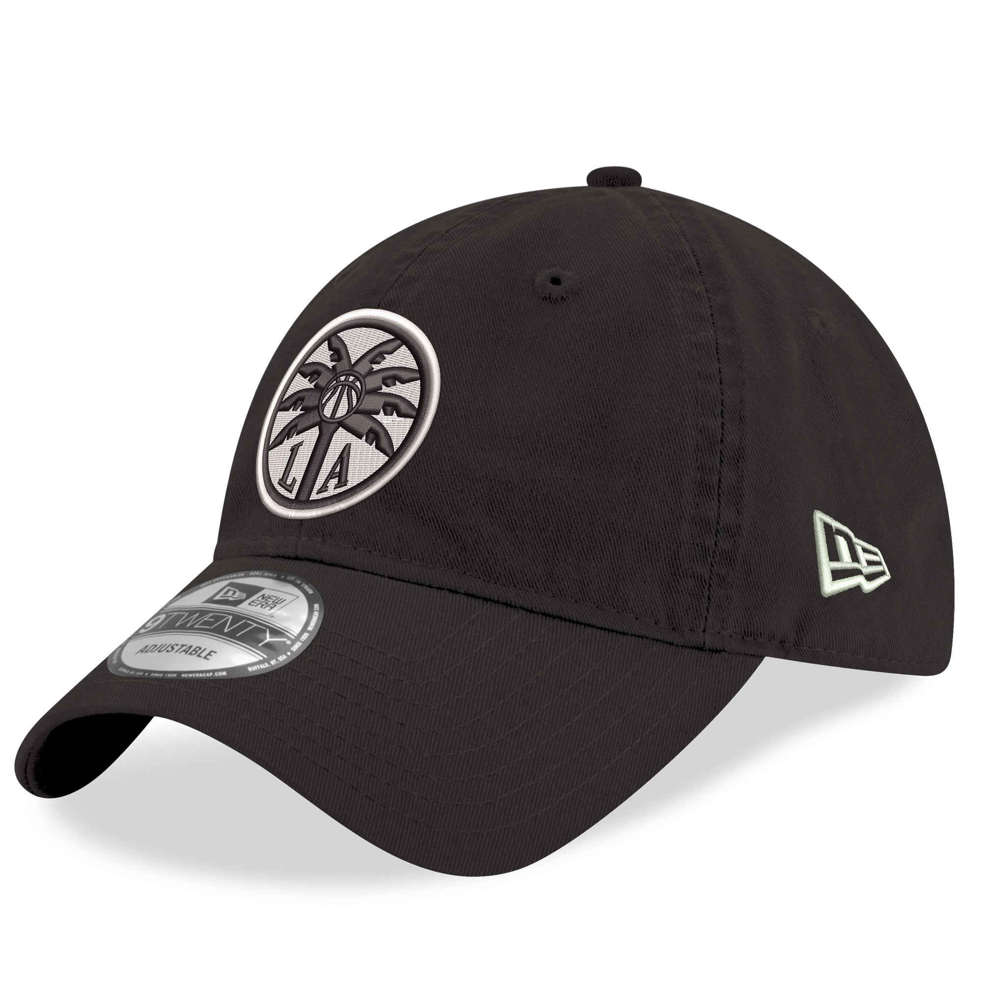 Casquette ajustable New Era noire Los Angeles Sparks 9TWENTY pour homme