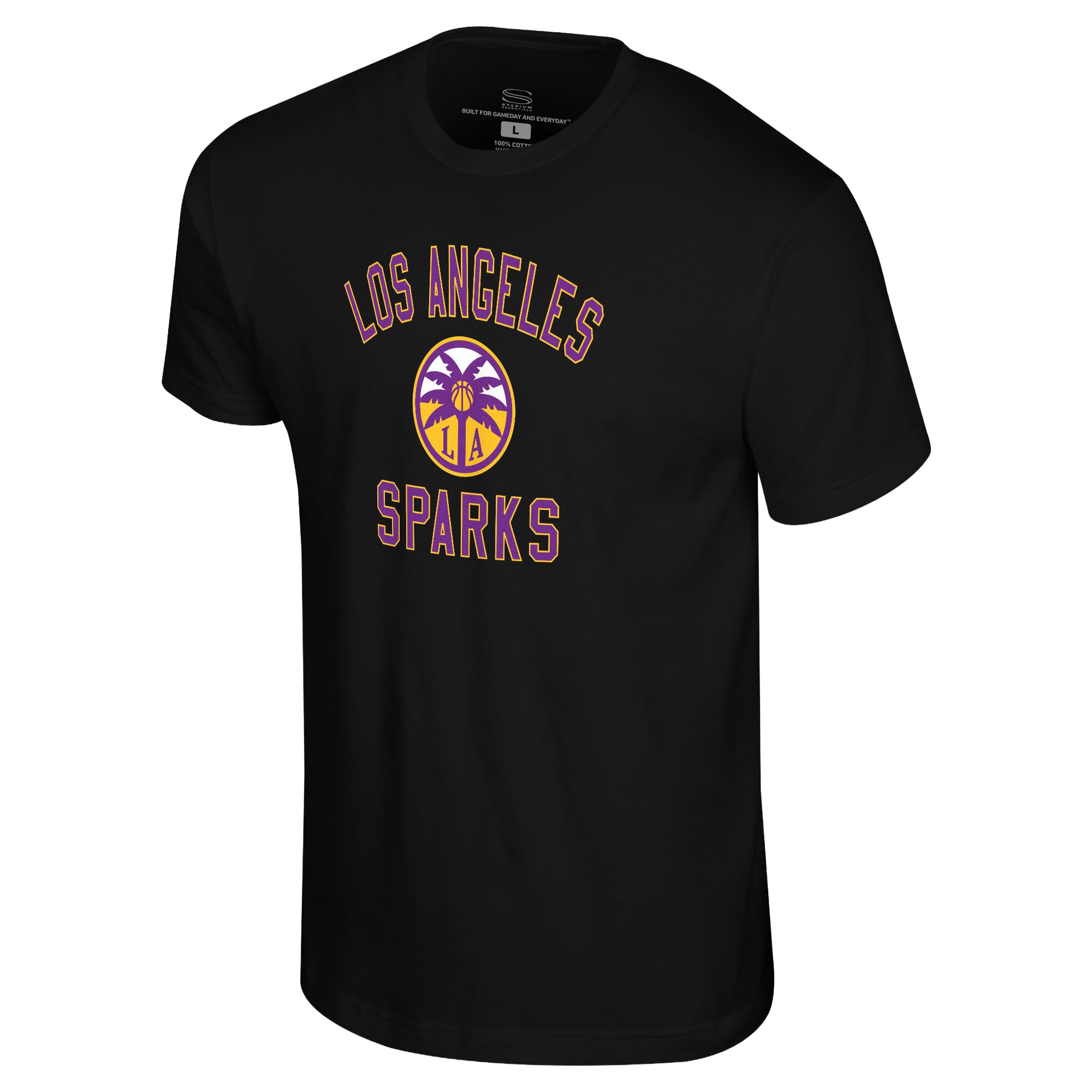 Unisex Stadium Essentials Black Los Angeles Sparks Athletic Soul T-Shirt