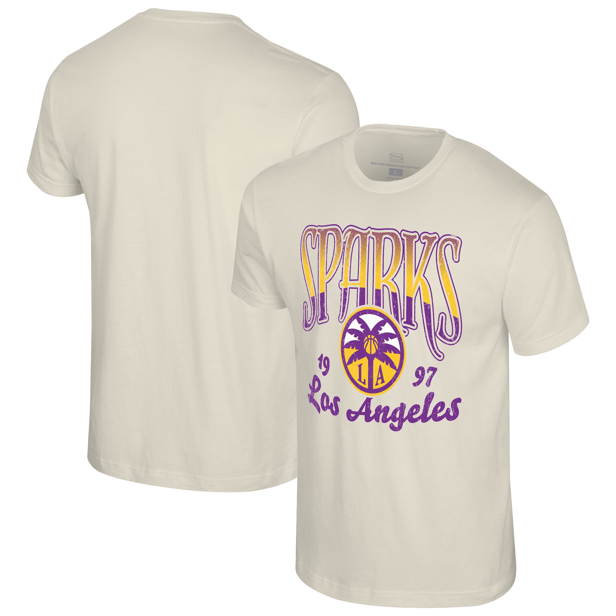 Unisex Stadium Essentials Natural Los Angeles Sparks Sky High T-Shirt