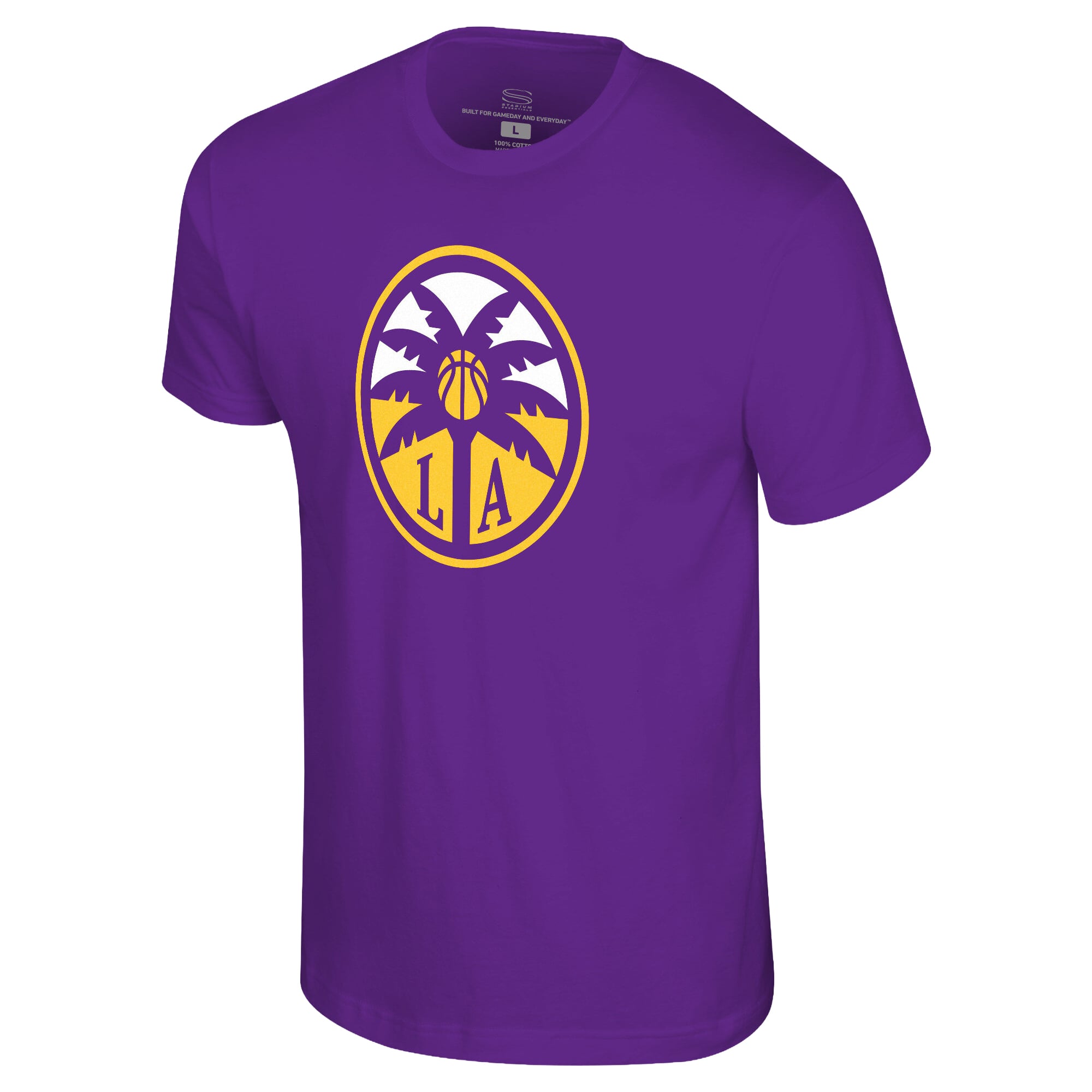 T-shirt unisexe Stadium Essentials violet Los Angeles Sparks Origins avec logo couleur