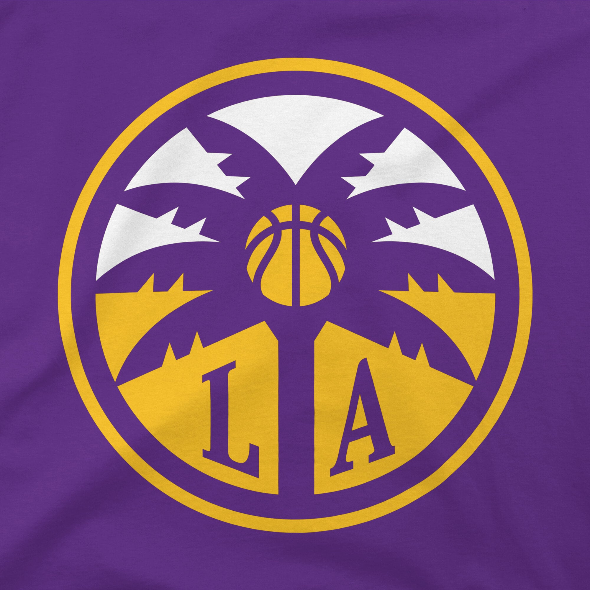 T-shirt unisexe Stadium Essentials violet Los Angeles Sparks Origins avec logo couleur