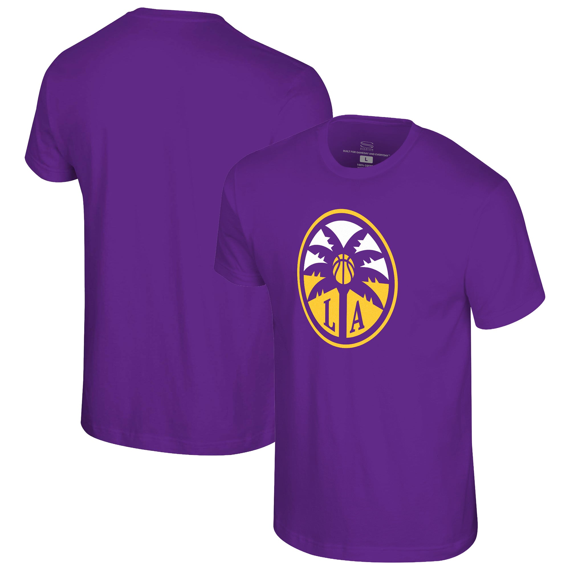 Unisex Stadium Essentials Purple Los Angeles Sparks Origins Color Logo T-Shirt