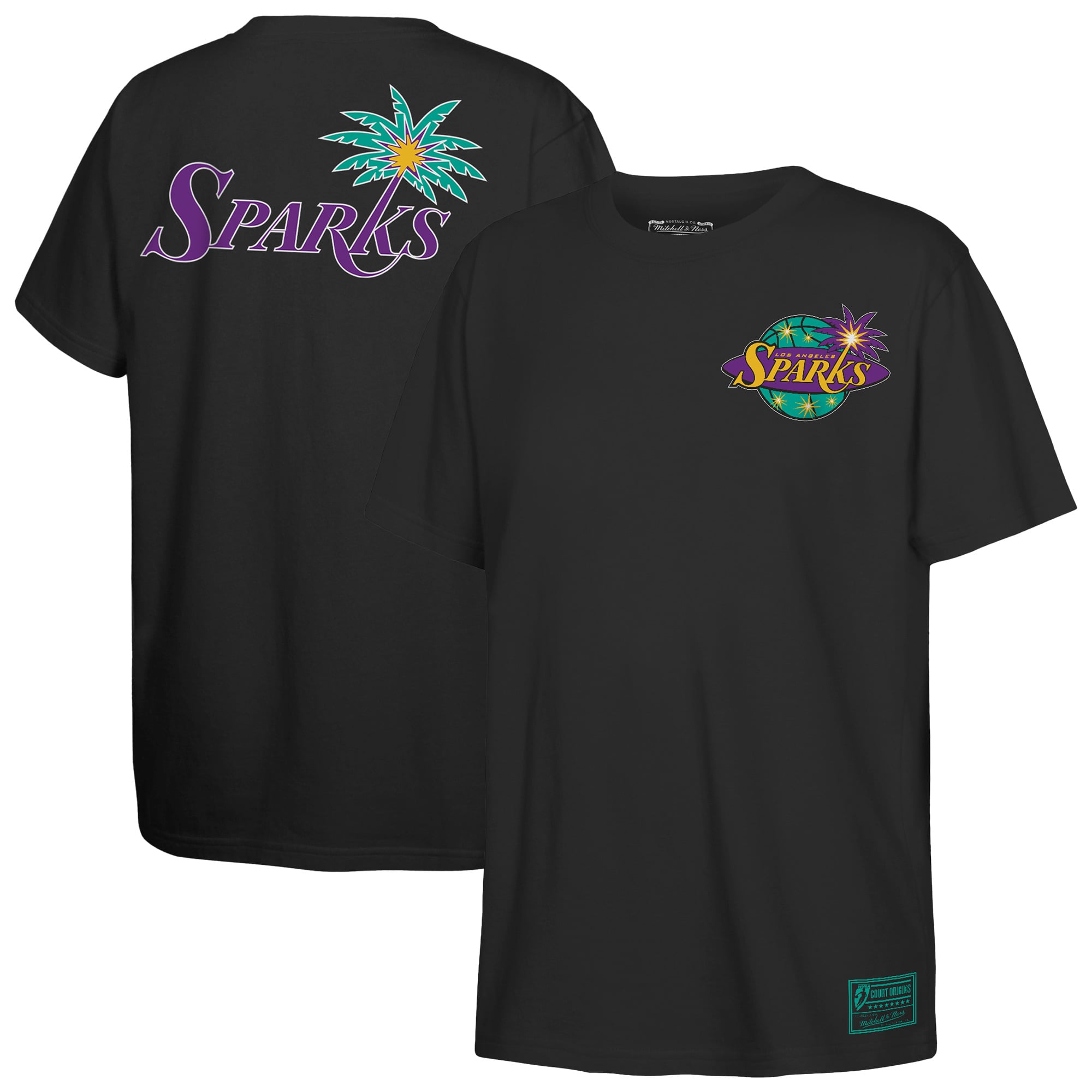 Youth Mitchell & Ness  Black Los Angeles Sparks Classic T-Shirt