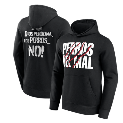 Sweat à capuche Los Perros del Mal AAA Dios Perdona Los Perros - Noir
