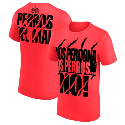 Los Perros del Mal No Perdonan T-Shirt - Red