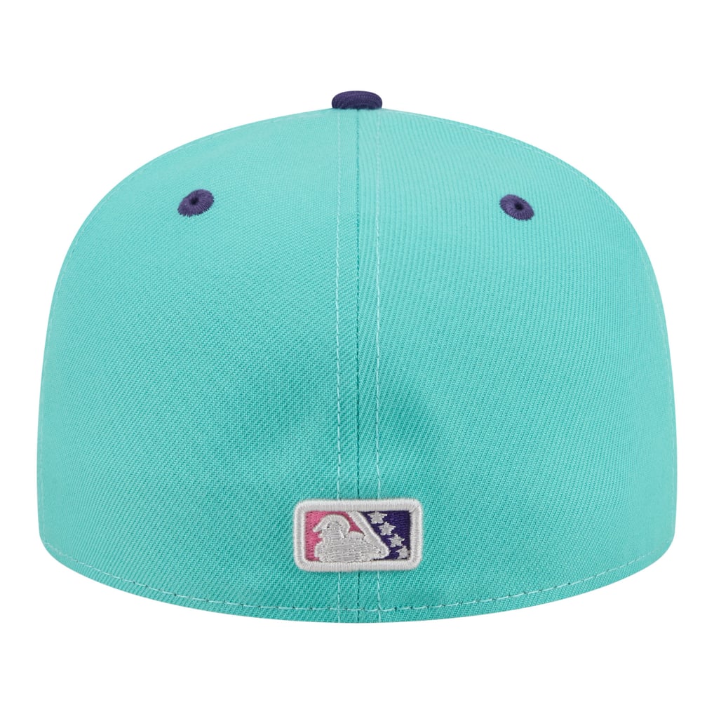 Casquette ajustée Louisville Bats New Era Minor League Theme Nights 59FIFTY - Turquoise/Violet