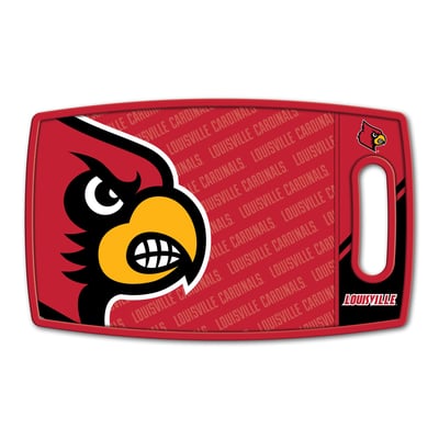 Louisville Cardinals Fanpoint Logo Series Cutting Board