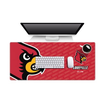 Louisville Cardinals IDNA 15.7" x 35.4" Logo Series Desk Pad
