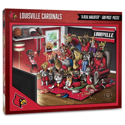 Louisville Cardinals IDNA Purebred Fans 18'' x 24'' A Real Nailbiter 500-Piece Puzzle