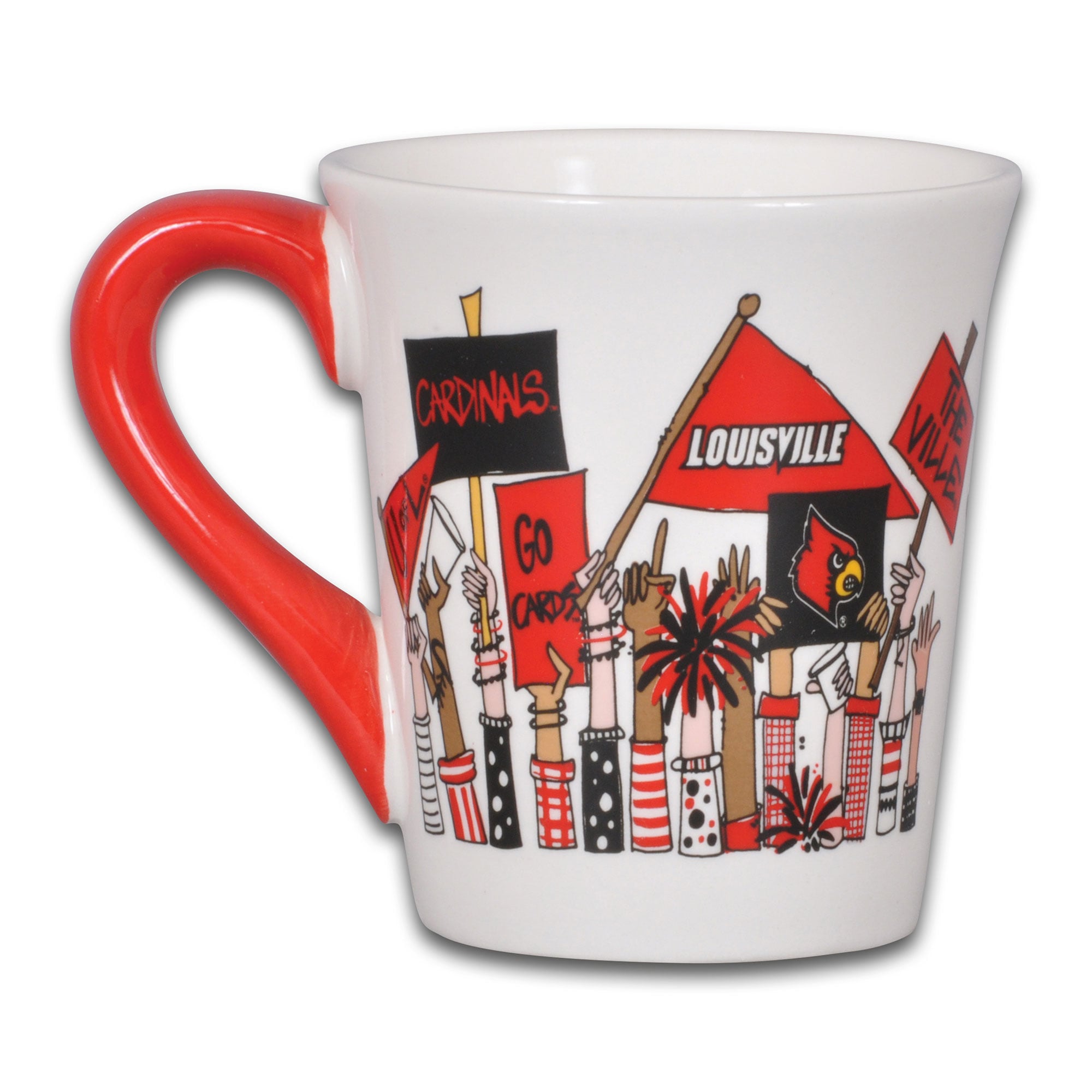 Mug de supporters des Cardinals de Louisville (887 ml)