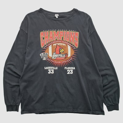 Louisville Cardinals Delta 2013 Long Sleeve T-shirt - Black - 2XL by Fanatics Real Vintage