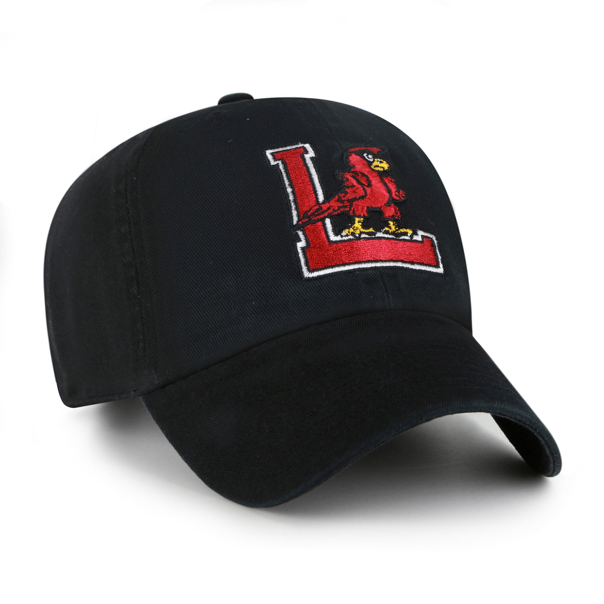 Casquette ajustable Louisville Cardinals Vault Clean Up noire pour homme, modèle 47