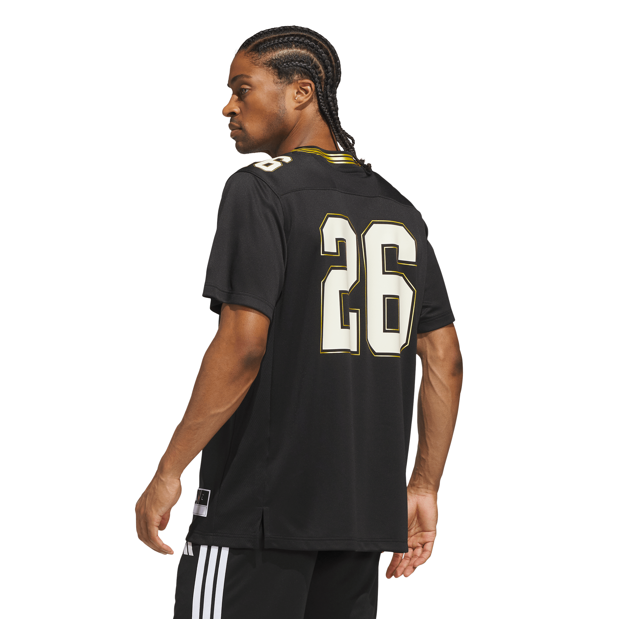 Men's adidas #26 Black Louisville Cardinals For the Ville Premier Strategy Jersey
