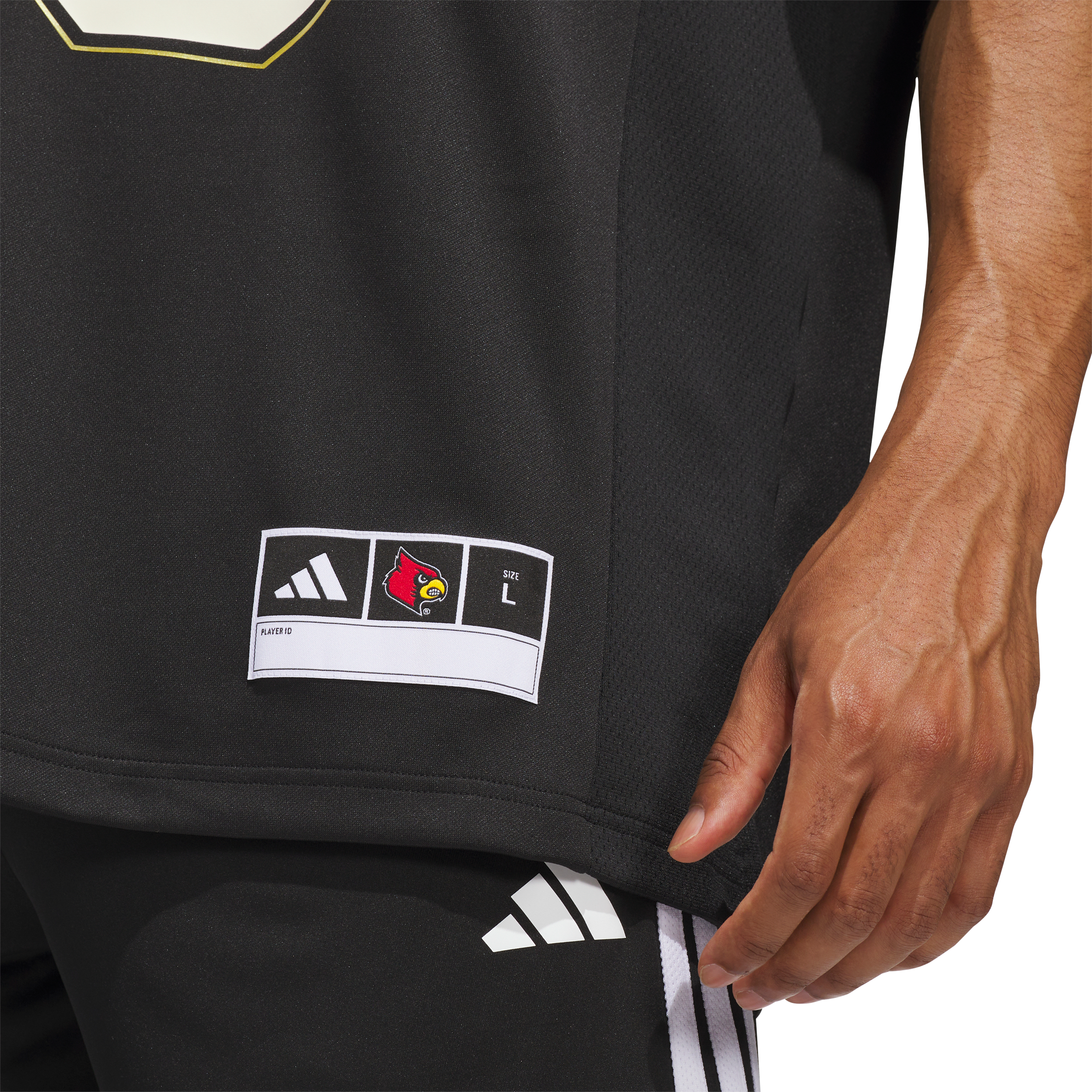 Men's adidas #26 Black Louisville Cardinals For the Ville Premier Strategy Jersey