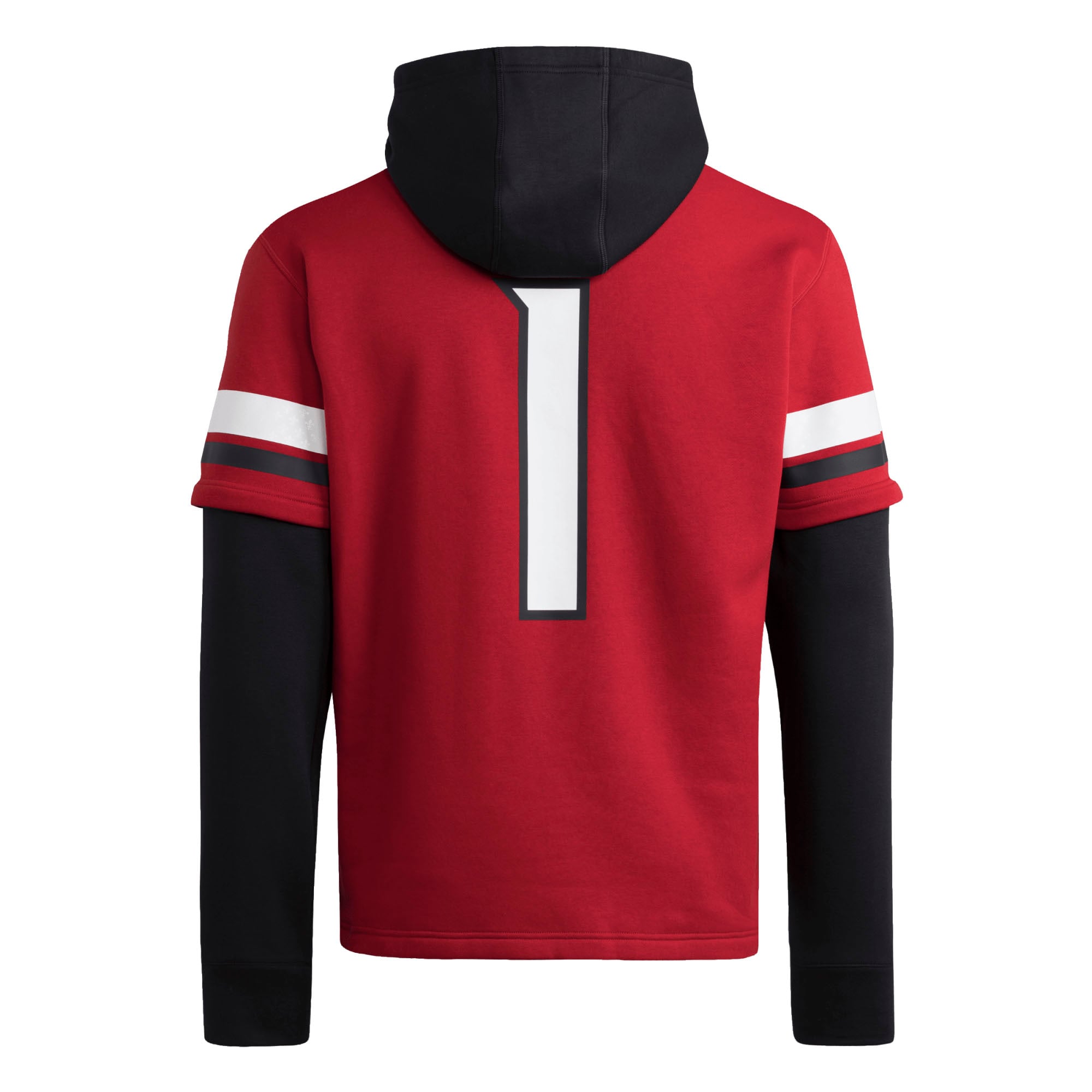 Men's adidas Red Louisville Cardinals Jersey Pullover Hoodie