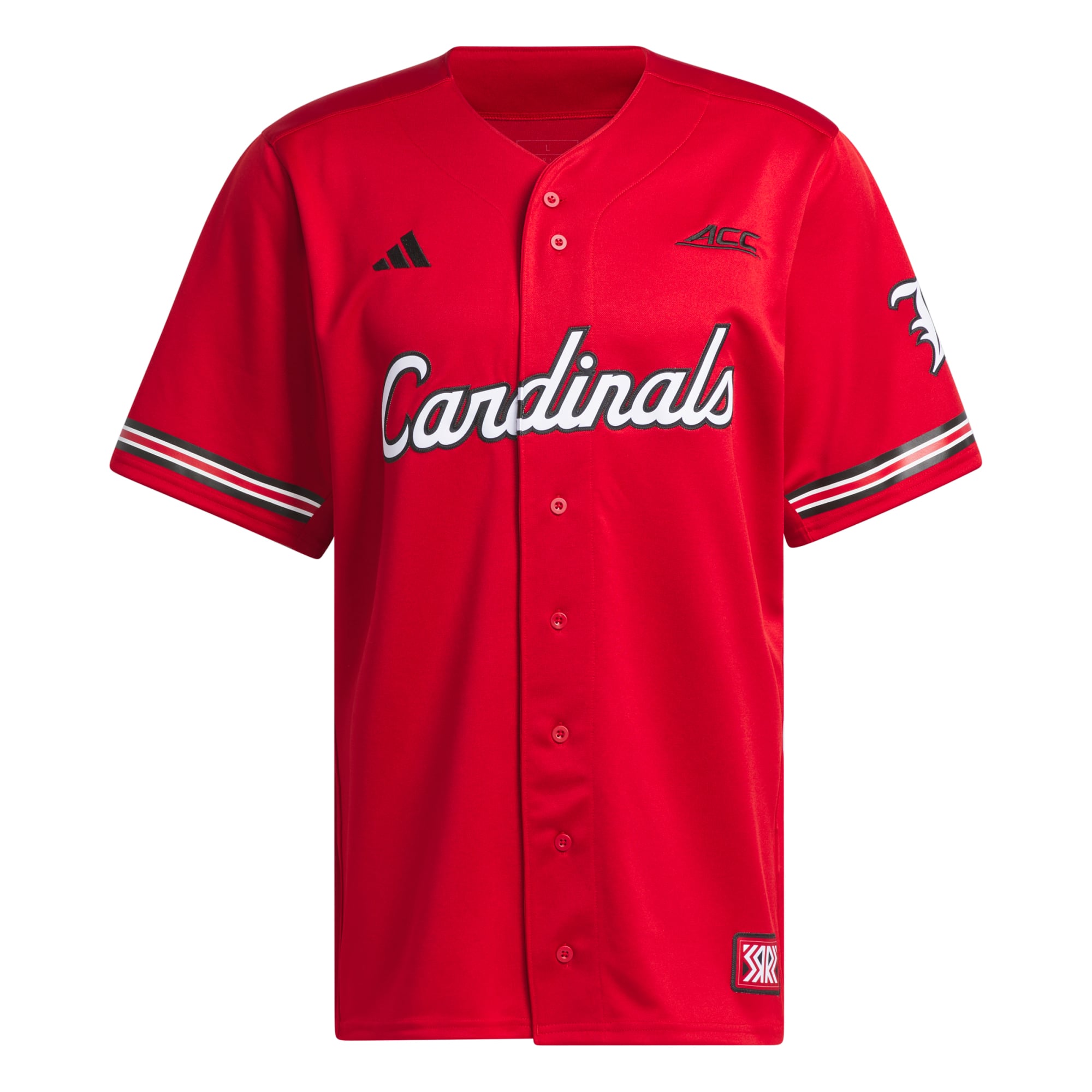 Men's adidas Red Louisville Cardinals Reverse Retro Replica Baseball Jersey