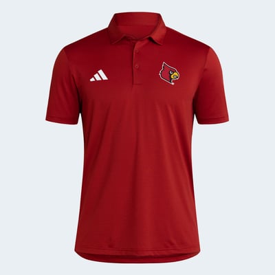 Louisville Cardinals adidas Ultimate 365 Stripe Polo - Red