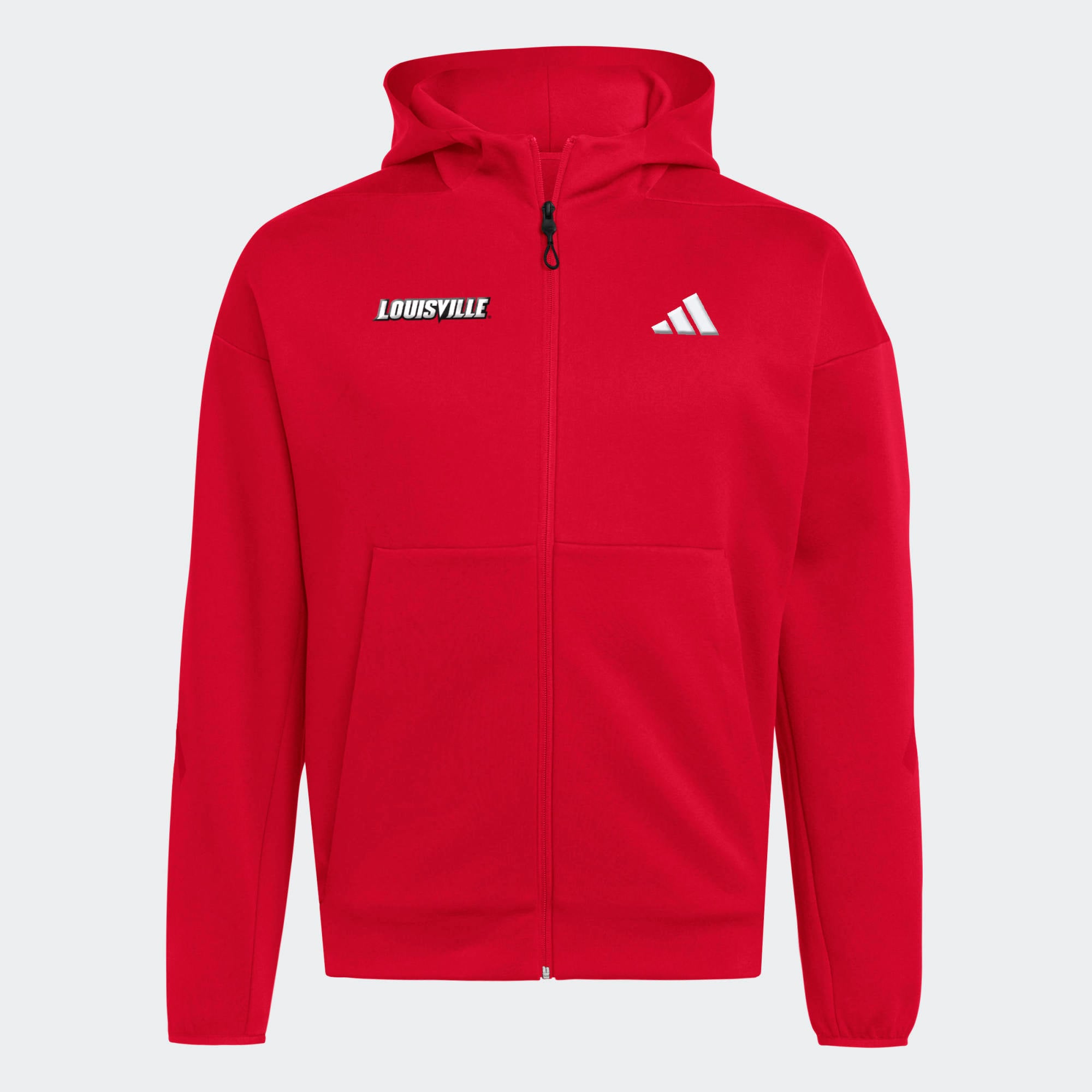 Men's adidas Red Louisville Cardinals Z.N.E Full-Zip Hoodie