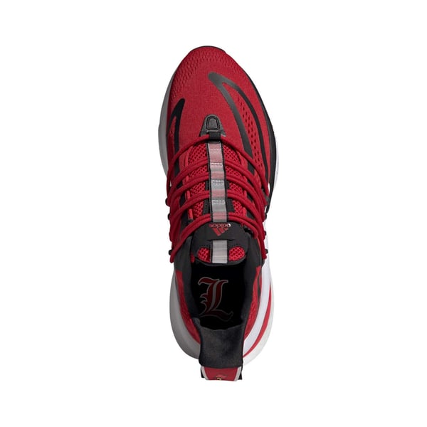 Adidas AlphaBoost Louisville Cardinals Size 9 Unisex adidas White/Black Louisville Cardinals AlphaBoost V2  main image 4