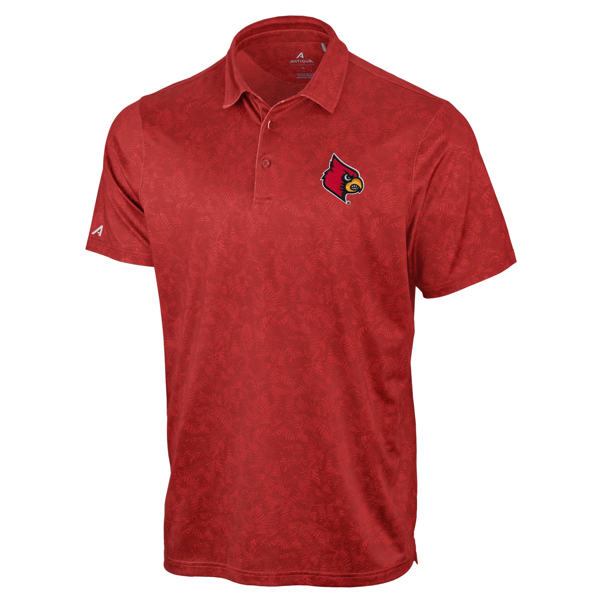 Polo Lush Antigua rouge pour homme, Louisville Cardinals