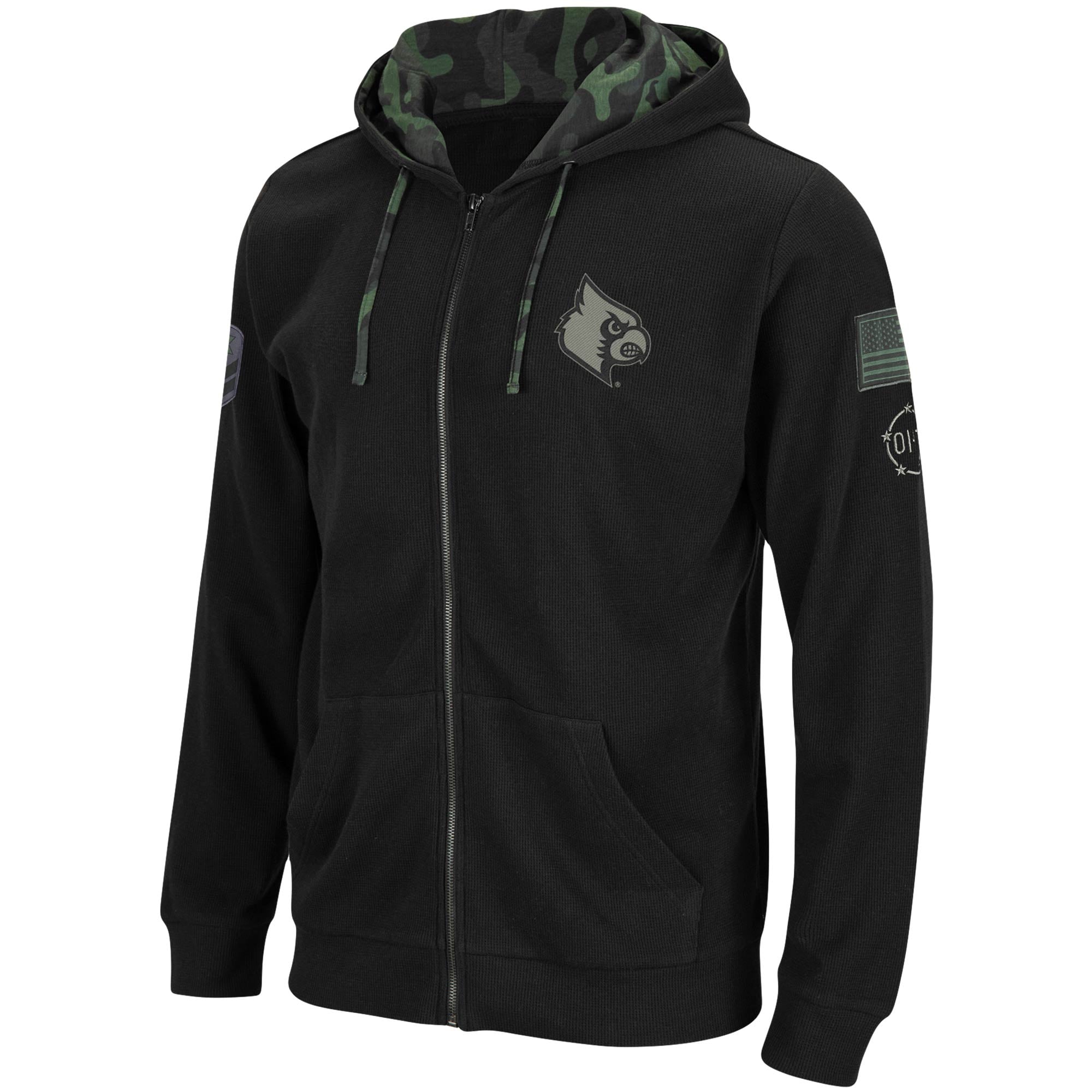 Men's Colosseum Black Louisville Cardinals OHT Slim Fit