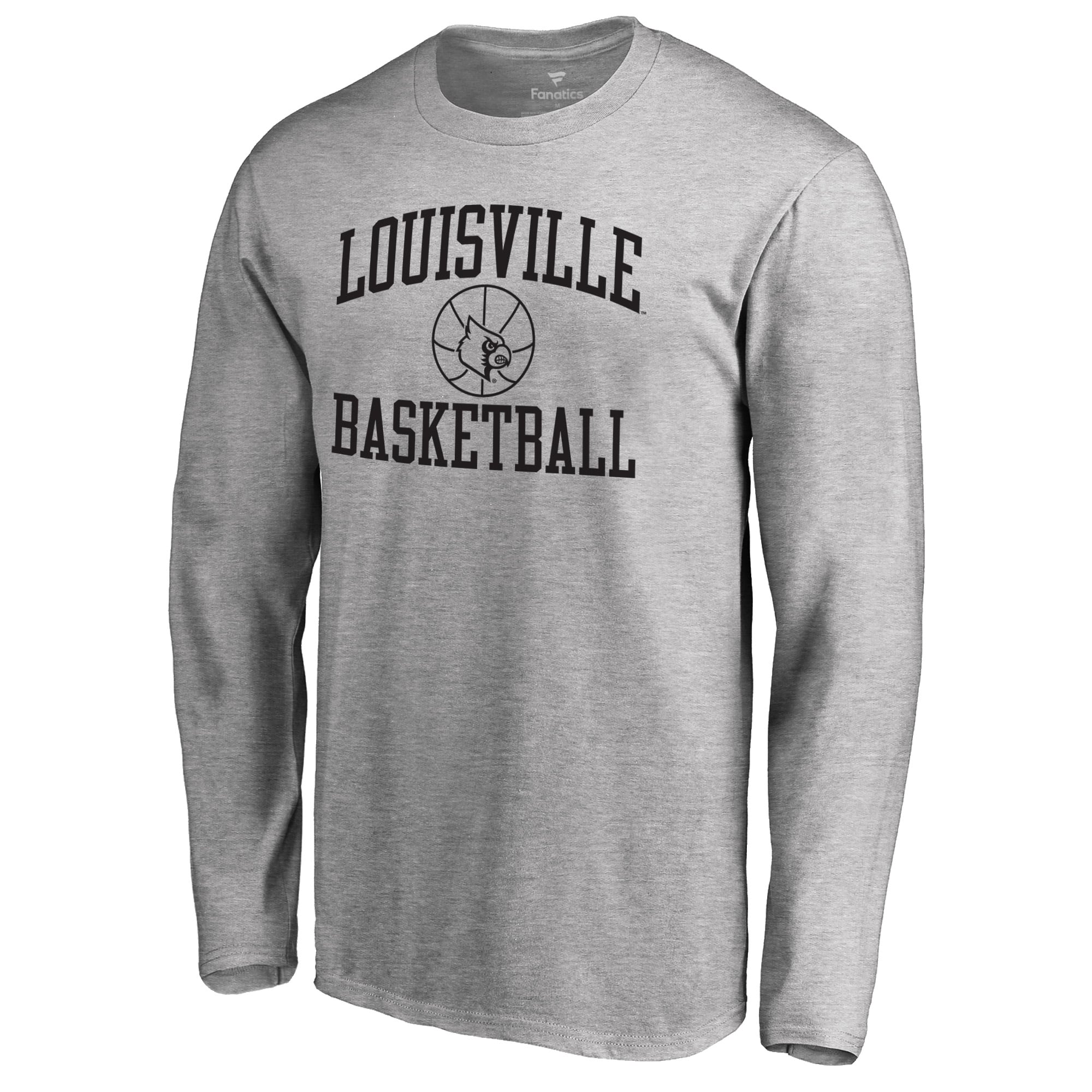 luijewelry long tee03 グレー Men's Heathered Gray Louisville Cardinals In Bounds Long Sleeve T