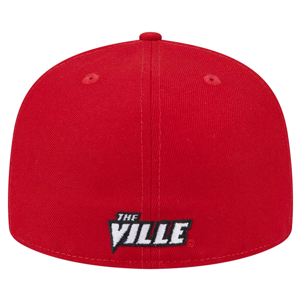 Louisville Cardinals New Era 59FIFTY Fitted Hat - Red