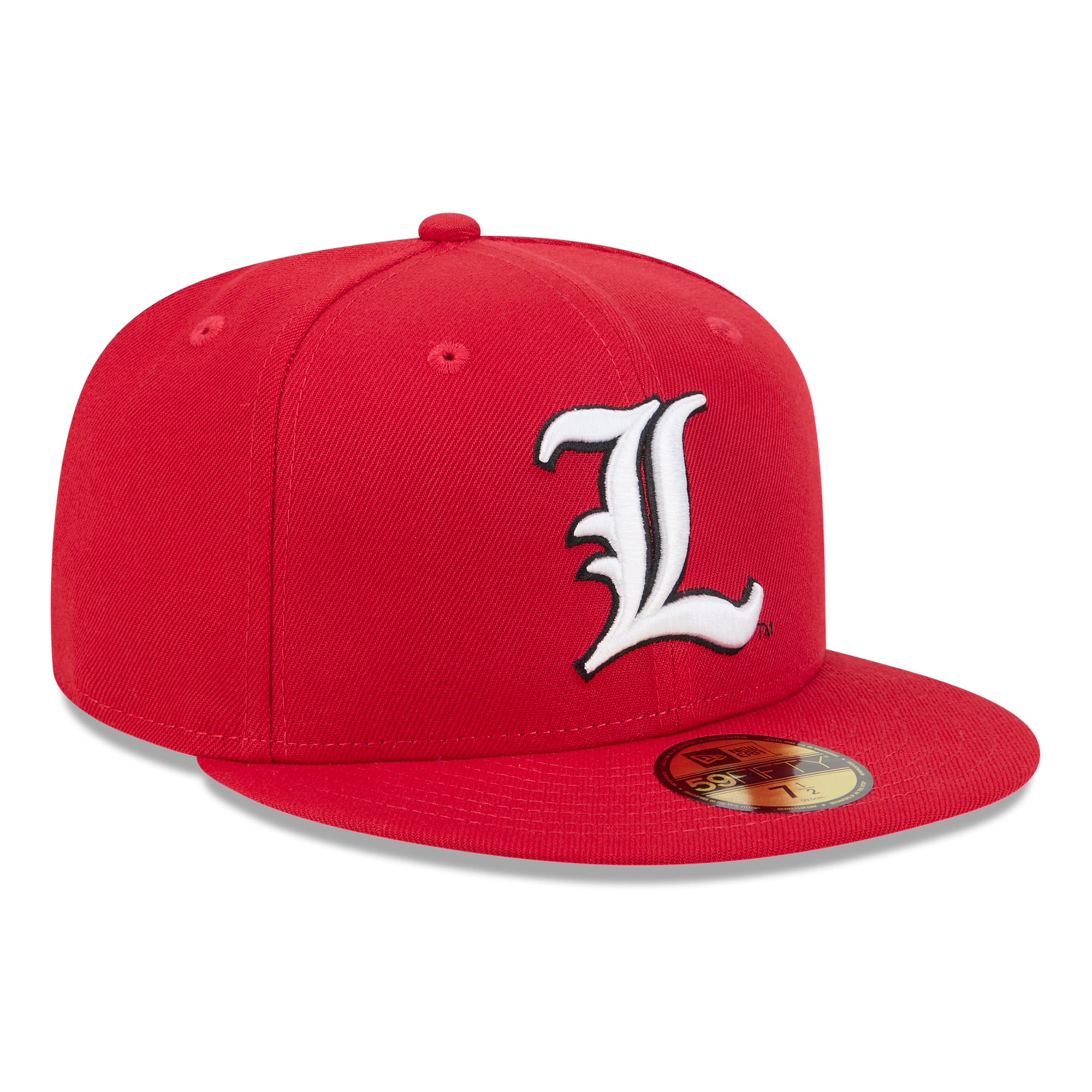 Casquette ajustée New Era rouge Louisville Cardinals Core 59FIFTY pour homme
