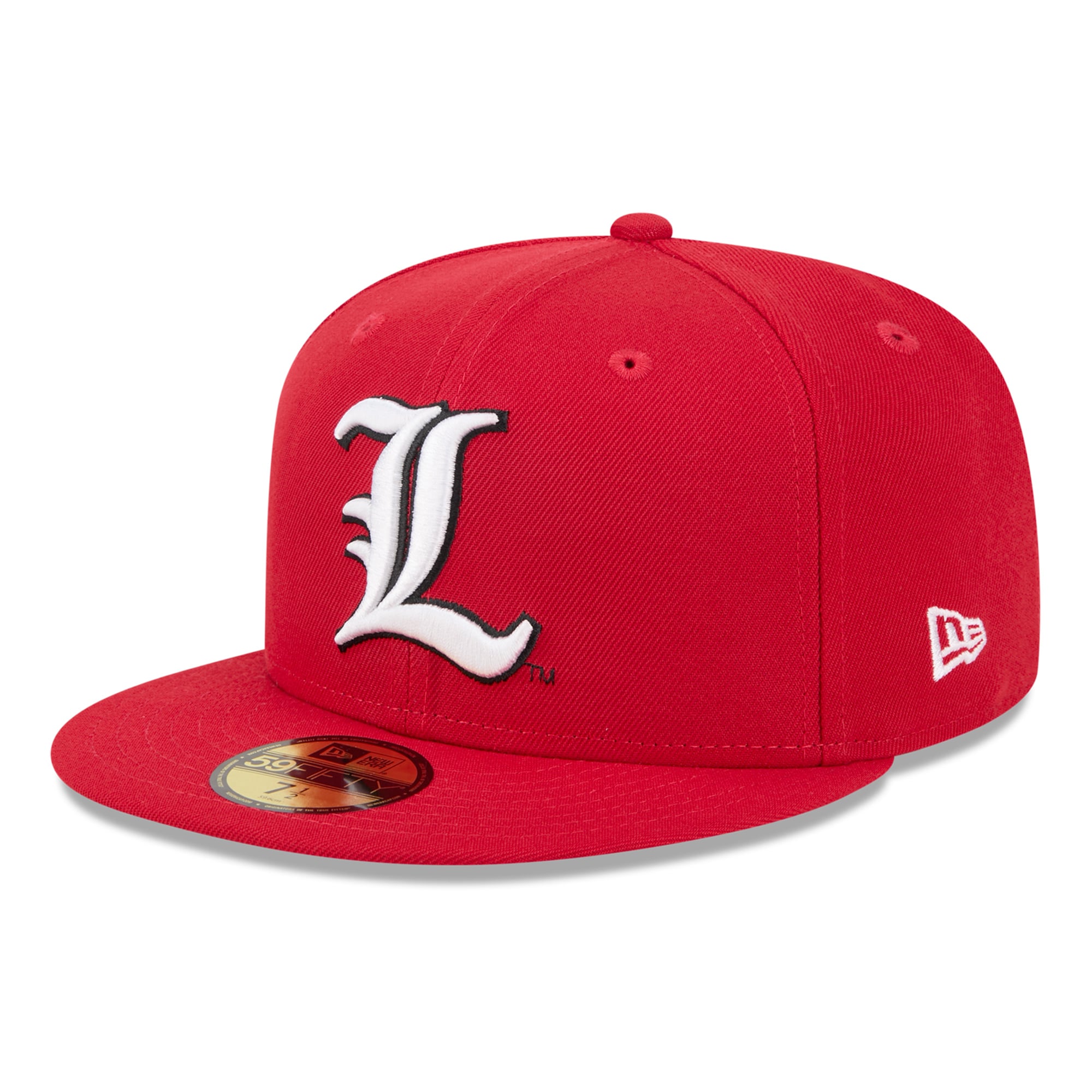 Casquette ajustée New Era rouge Louisville Cardinals Core 59FIFTY pour homme