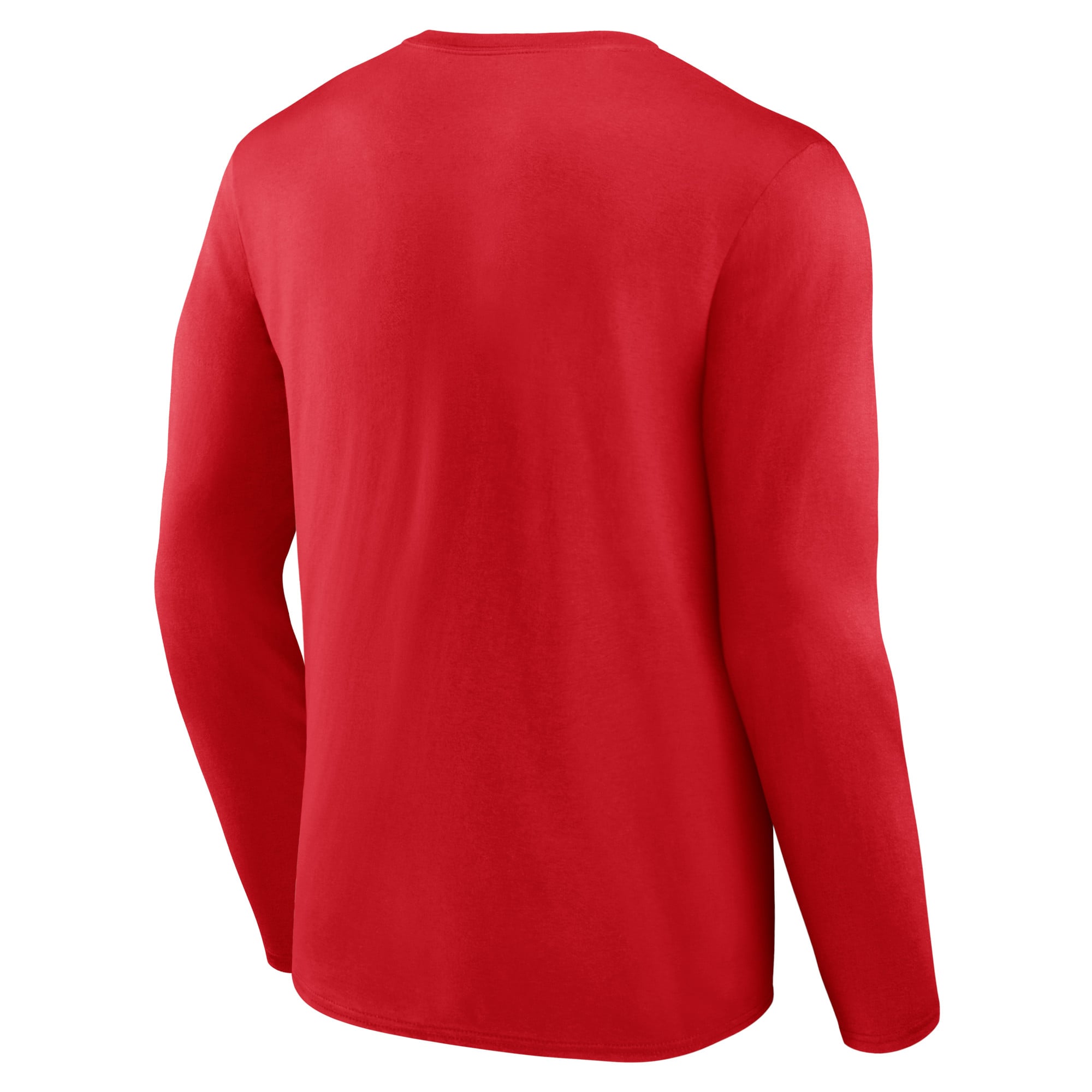 Men's Red Louisville Cardinals Lockup Team Long Sleeve T-Shirt