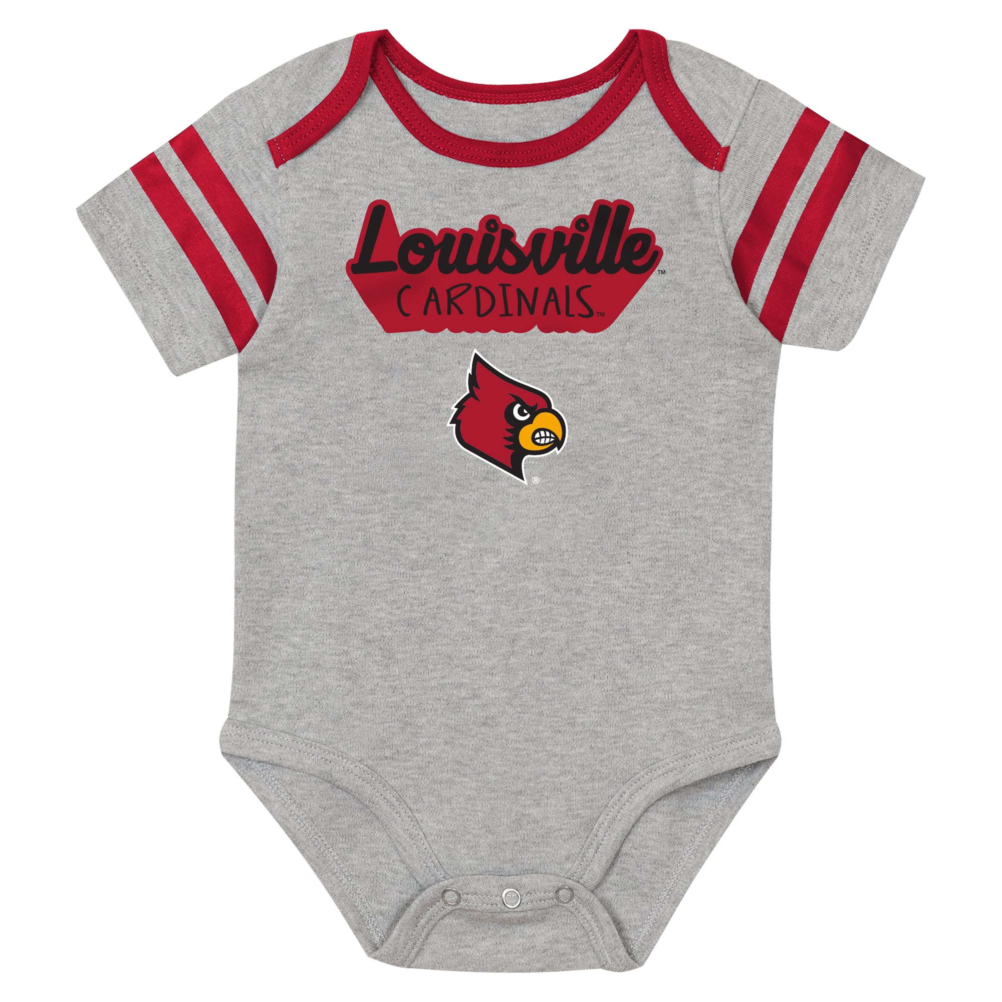 Ensemble trois pièces pour nouveau-né Outerstuff rouge Louisville Cardinals Star Player