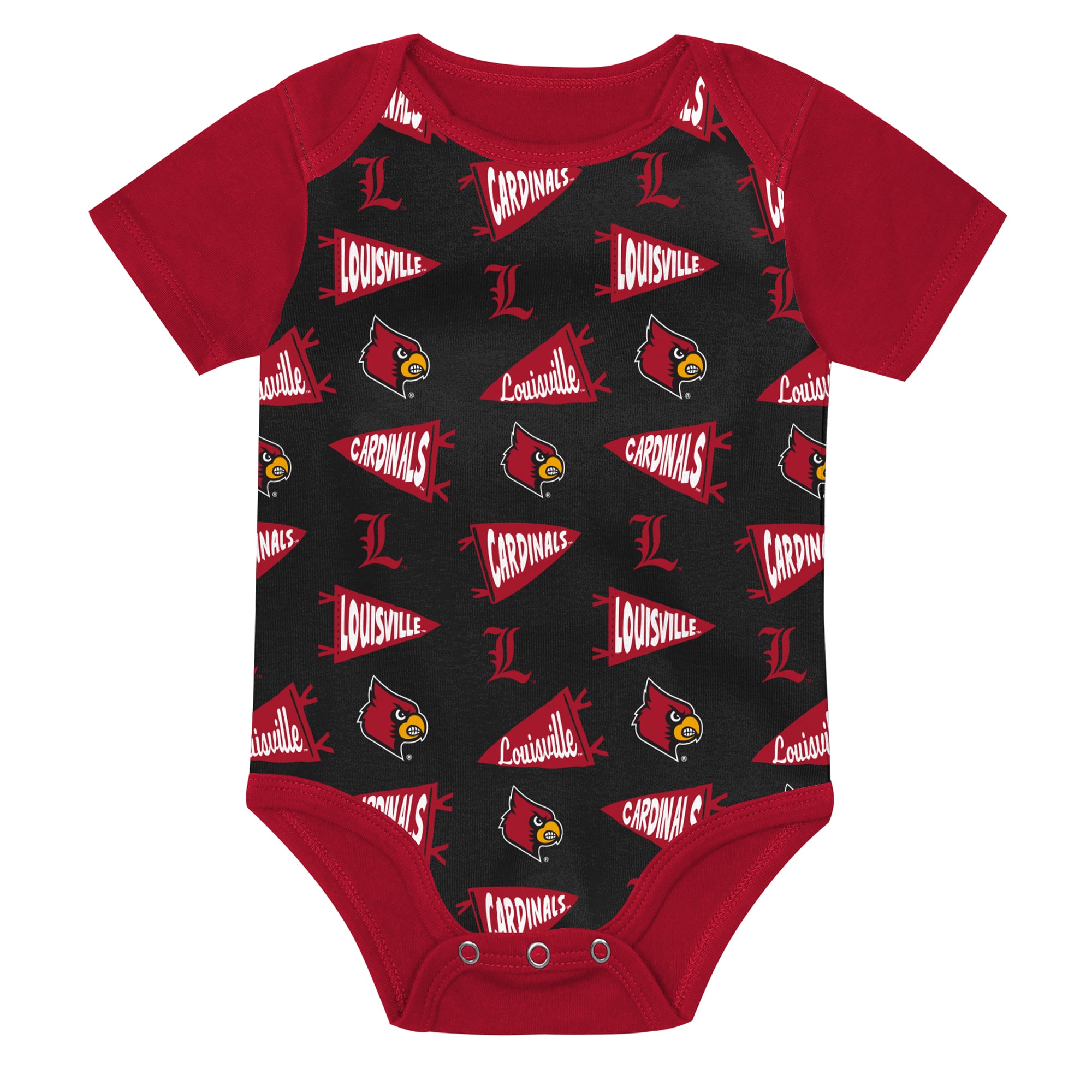 Ensemble trois pièces pour nouveau-né Outerstuff rouge Louisville Cardinals Star Player