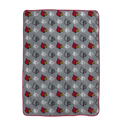 Louisville Cardinals Pegasus Logo Roll Oversized 66" x 95" Ultra Cozy Blanket