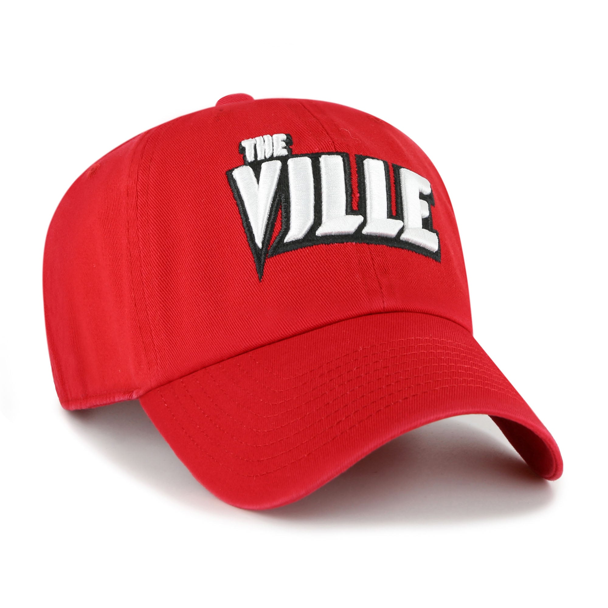 Unisex '47 Louisville Cardinals Red Clean Up Adjustable Hat