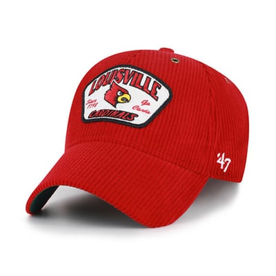 Louisville Cardinals '47 Unisex Accordia Corduroy MVP Adjustable Hat - Red