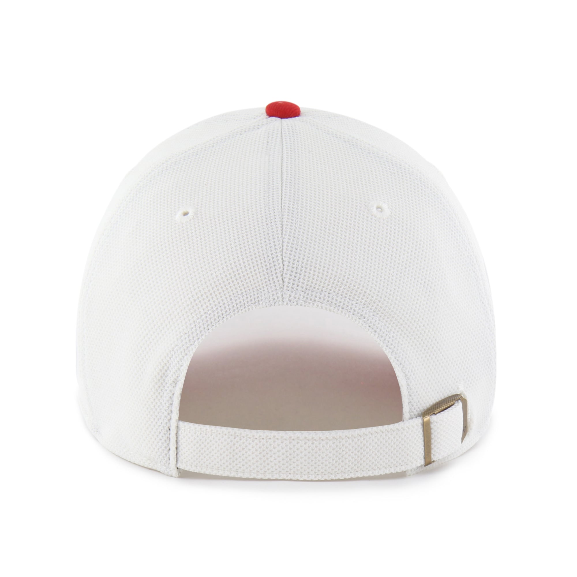 Unisex '47 White/Cardinal Louisville Cardinals Pique Patch Clean Up Adjustable Hat