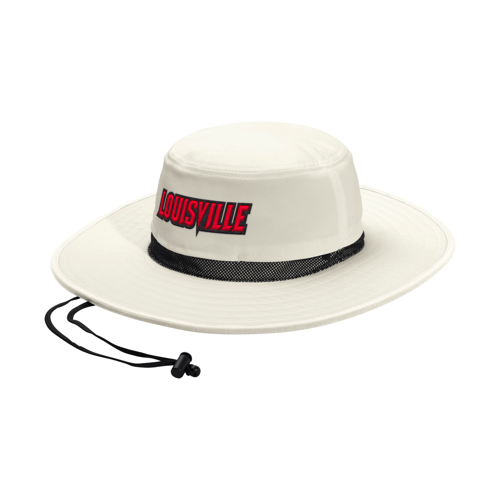 Adidas White Bucket Hat with Red Logo Women X Spirit Bk White Bucket | Hatstoreworld.com main image 3