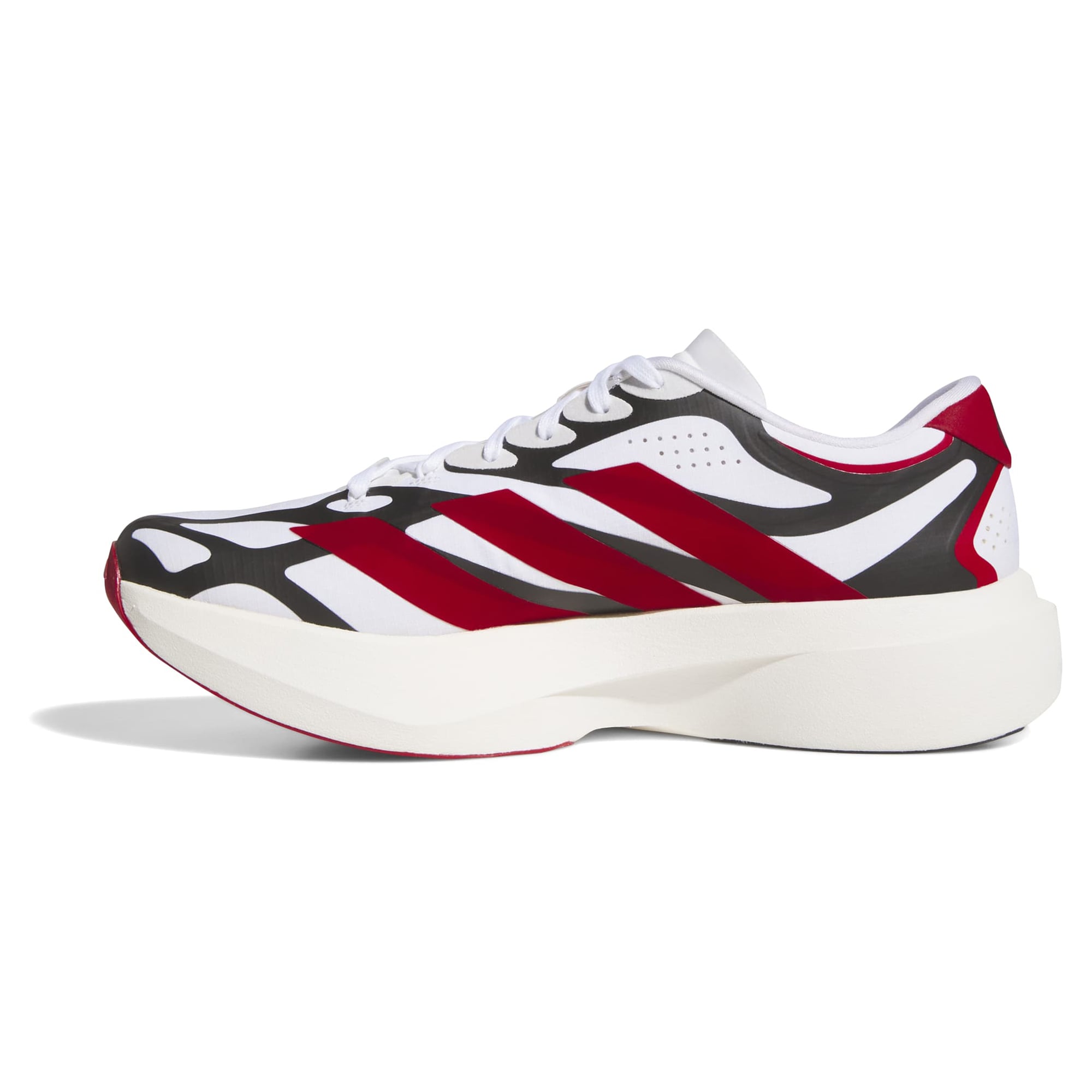 Unisex adidas White Louisville Cardinals Adizero EVO SL EXO Sneakers